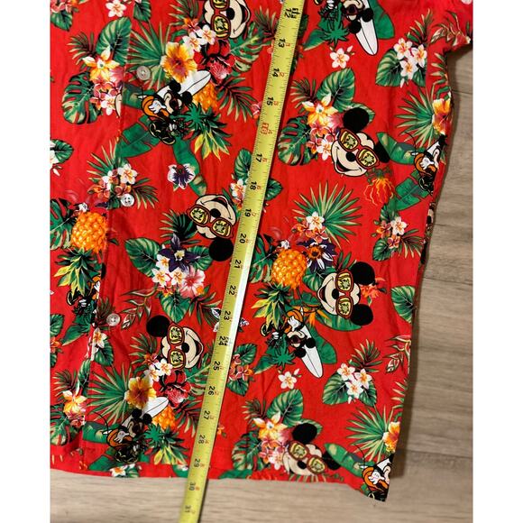 Disney Mickey Tropical Men’s Short Sleeve Shirt Size XL Excellent Condition - Picture 6 of 8